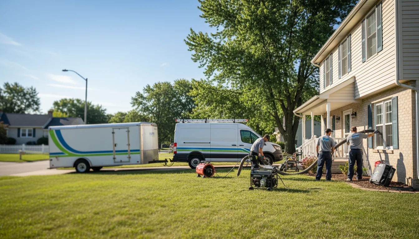 Flooded Basement Restoration And Cleanup With Repair in Kimball, NE near me